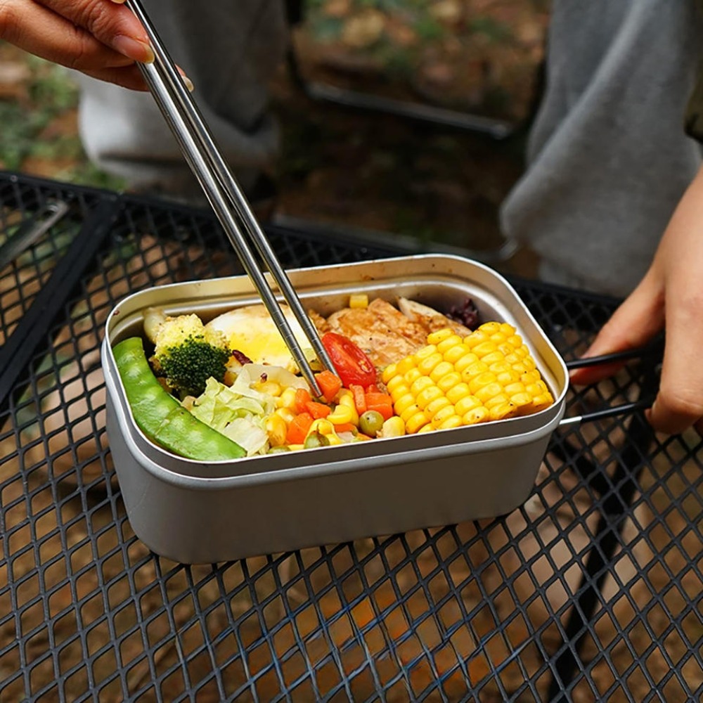 Camping Cooking Kitchen - Vaisselle ultralégère pour le camping, boîte