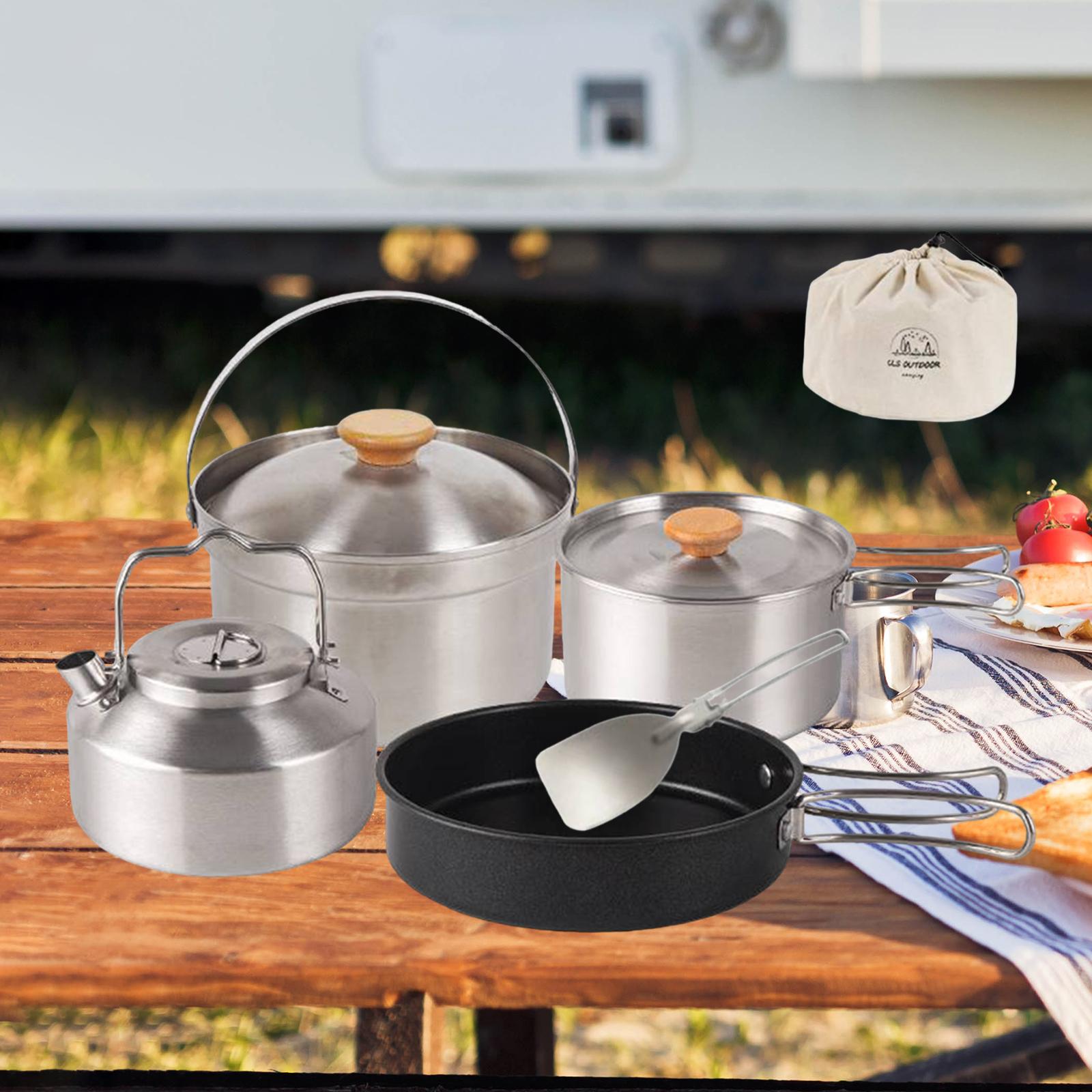 Camping Cooking Ware Set - Ustensiles de cuisine de Camping, équipement