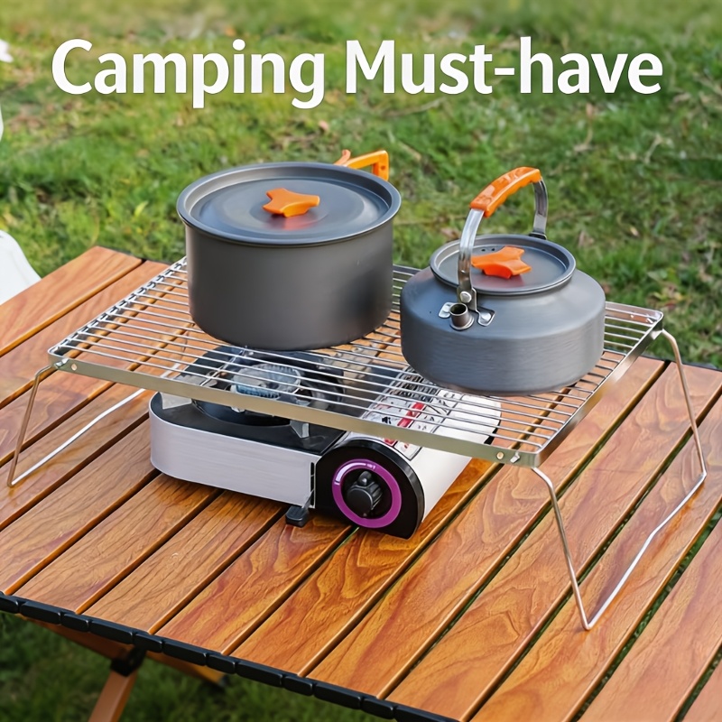 Camping Cooking Lightweight - Support de feu de camp pliable