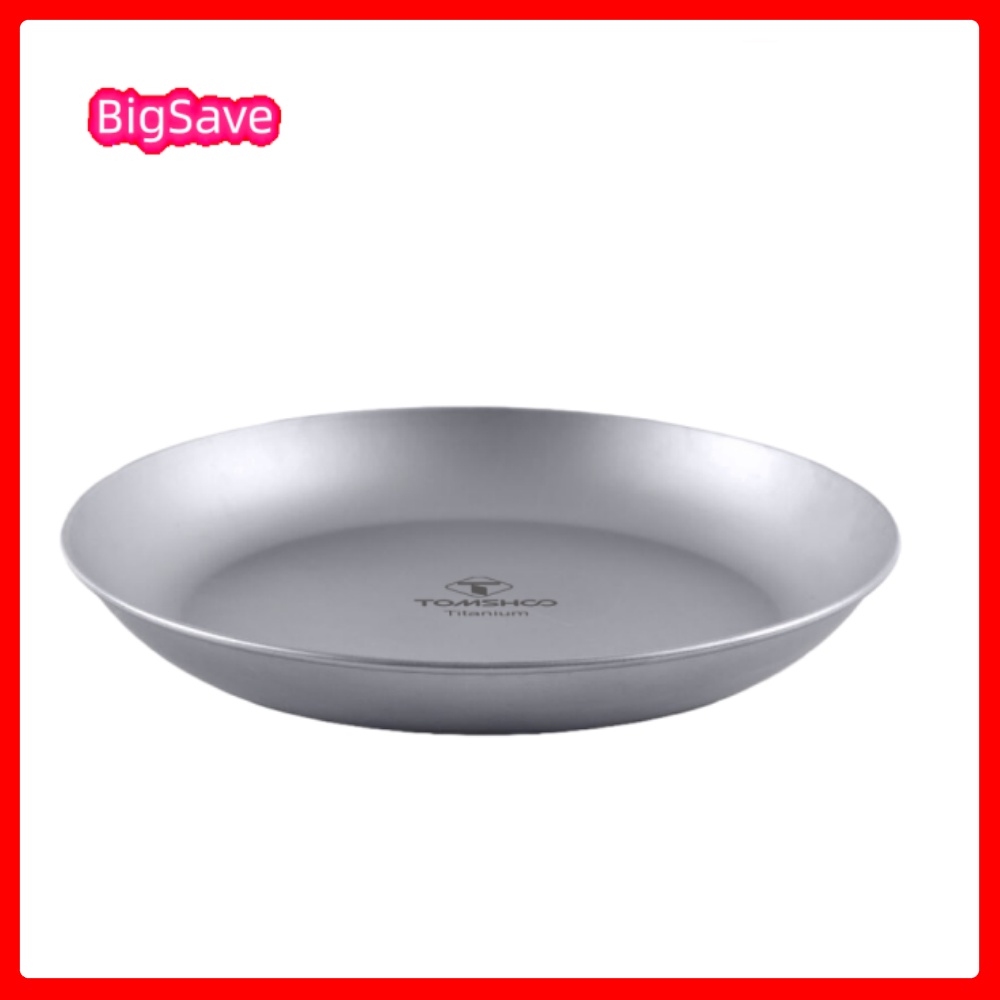 Camping Cooking Plate - Assiette de camping ronde en titane