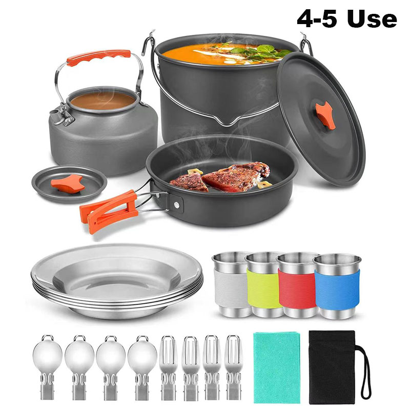 Camping Cooking Ware Set - Batterie de cuisine de Camping en