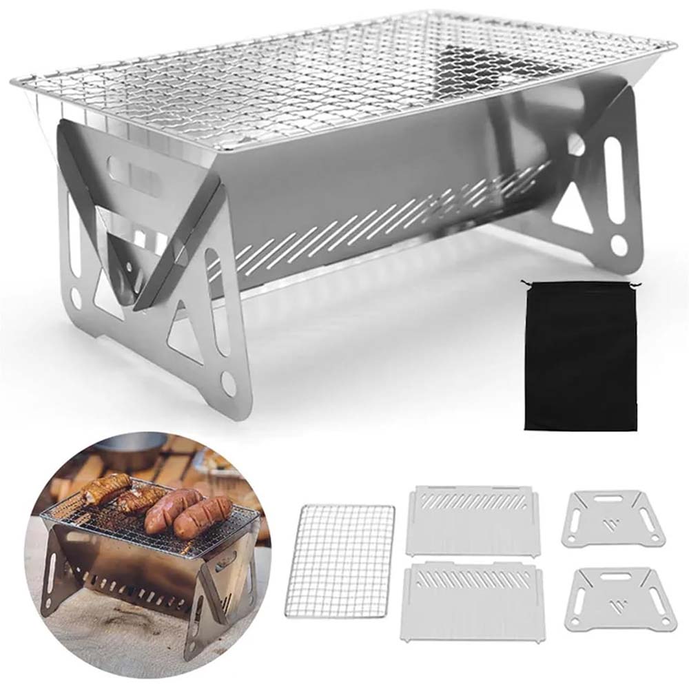 Camping Cooking Range - Poêle de camping à bois portable,