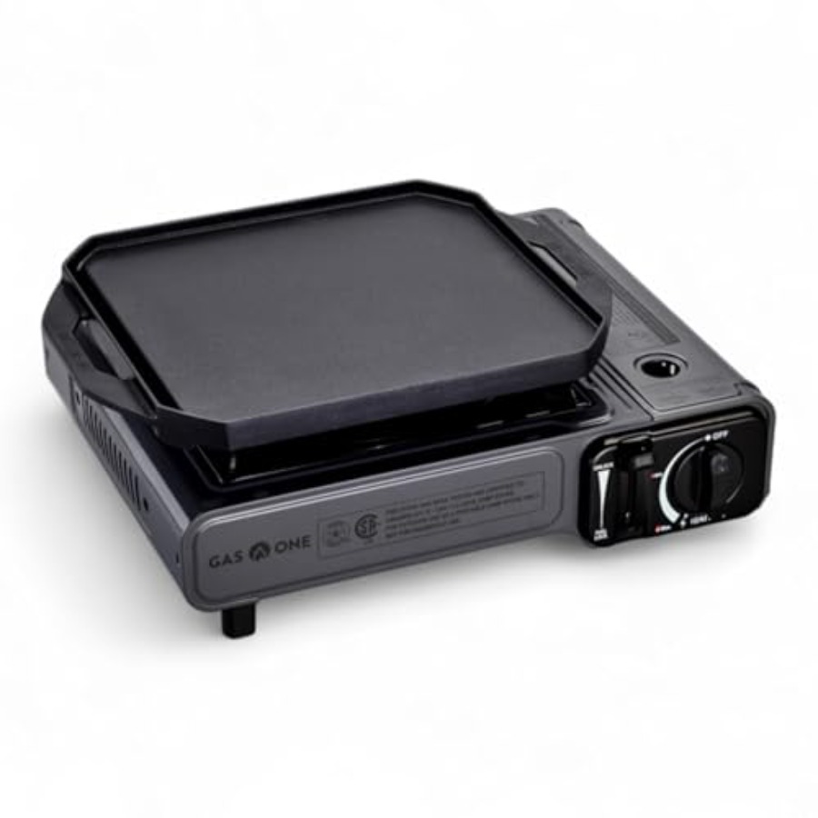 Camping Cooking Flat Top - Réchaud à gaz butane GasOne GS-1000G-KIT