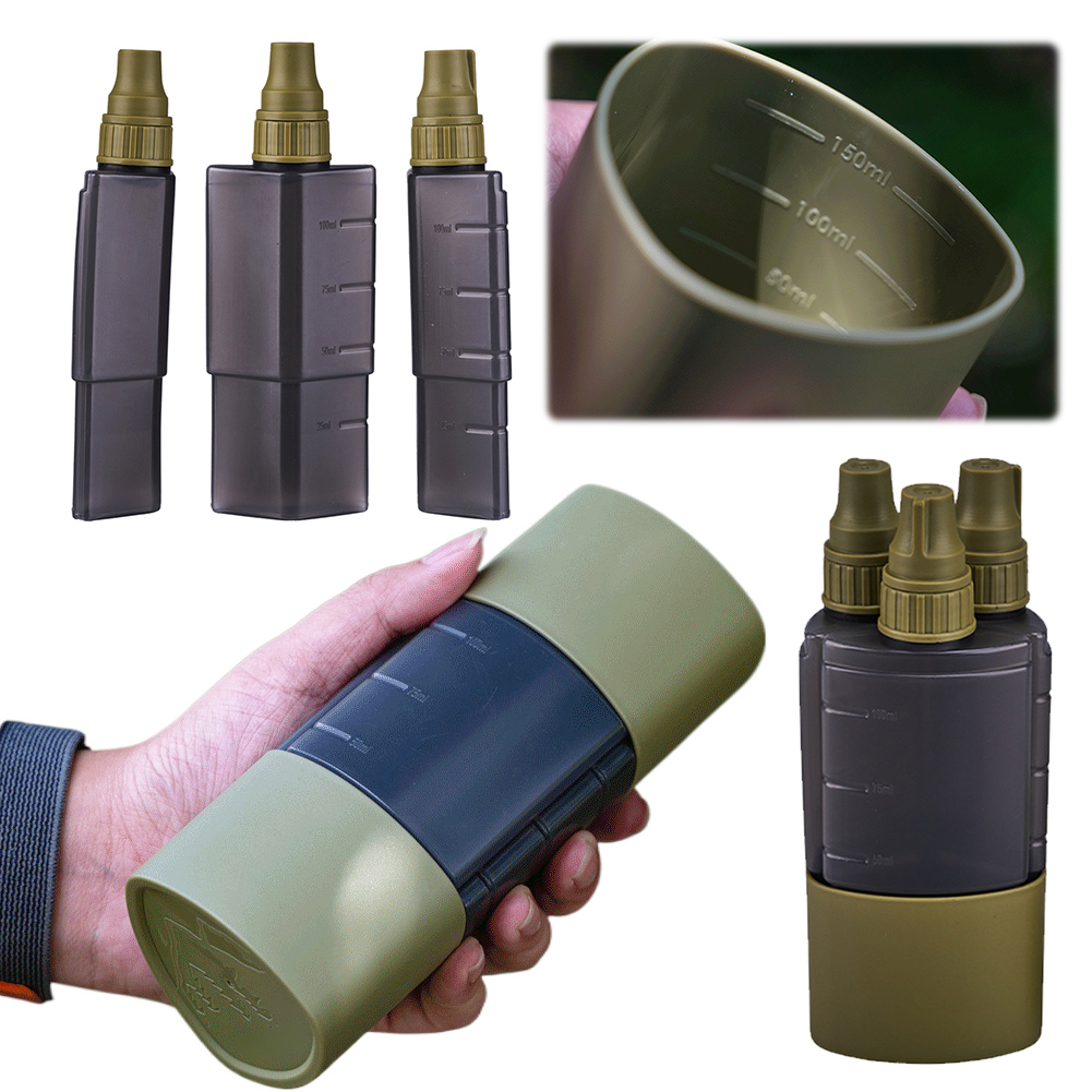 Camping Cooking Pack - Bouteille distributrice d'assaisonnement 3 en 1