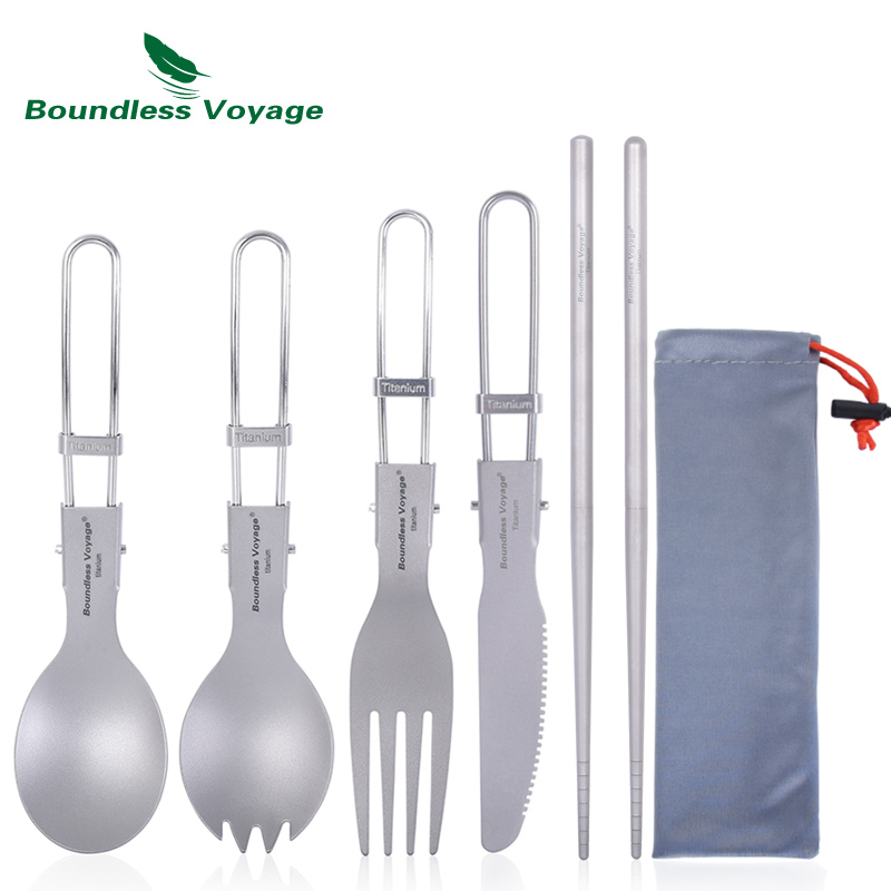 Camping Cooking Plate - Couverts de Camping en titane, Voyage