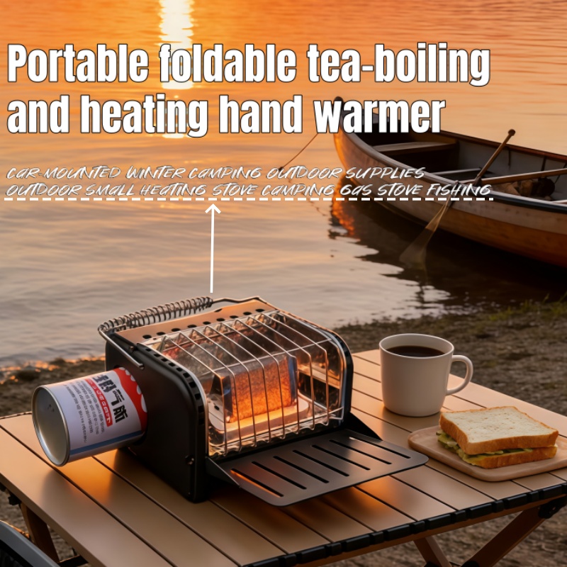 Camping Cooking Lightweight - Réchaud à gaz de camping 1200W,
