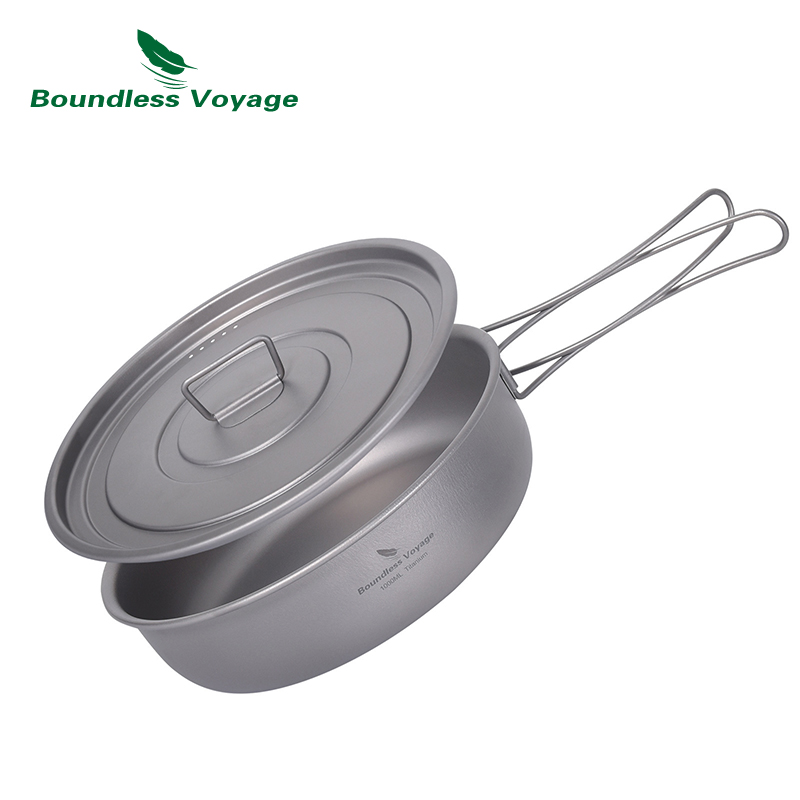 Camping Cooking Range - Poêle à frire en titane Voyage