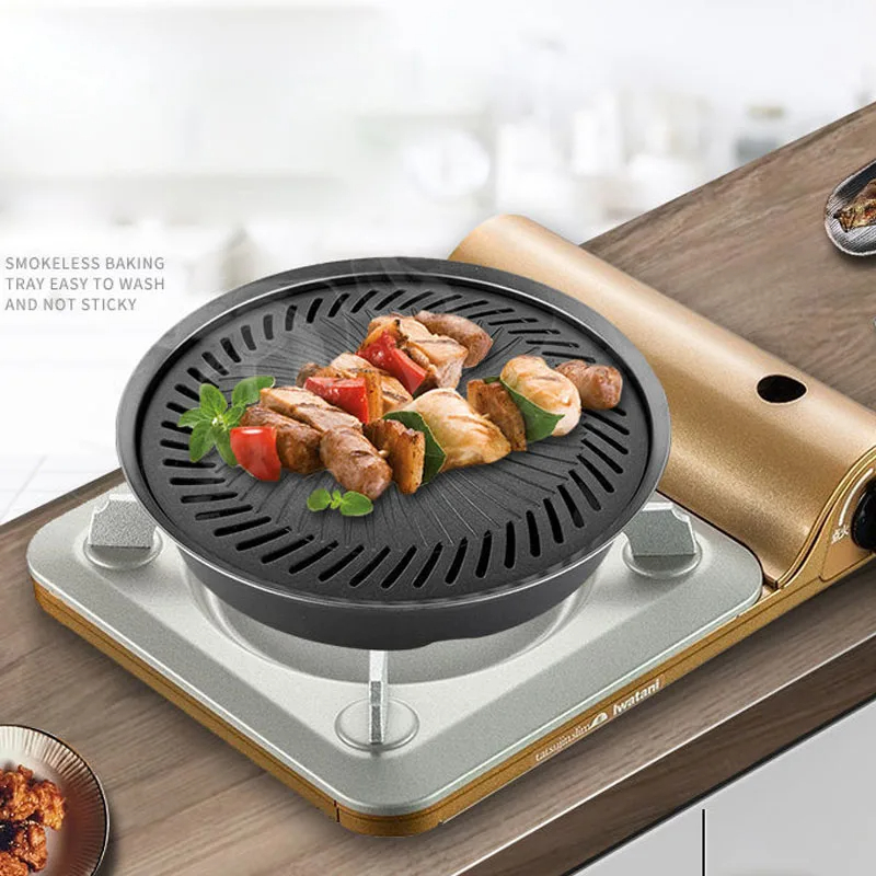 Camping Cooking Flat Top - Four à cassette coréen antiadhésif pour