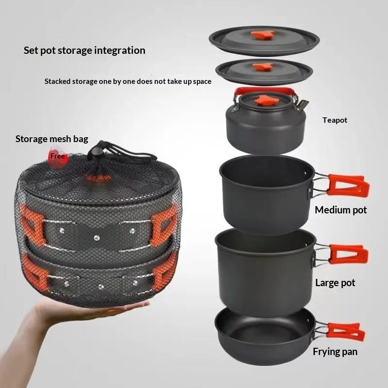 Camping Cooking Ware Set - Kit de cuisine de camping portable