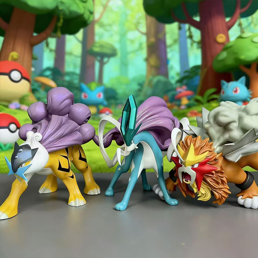 Campfire Cooking In Another World With My Absurd Skill - 9 cm Anime Pokemon figurines Suicune
