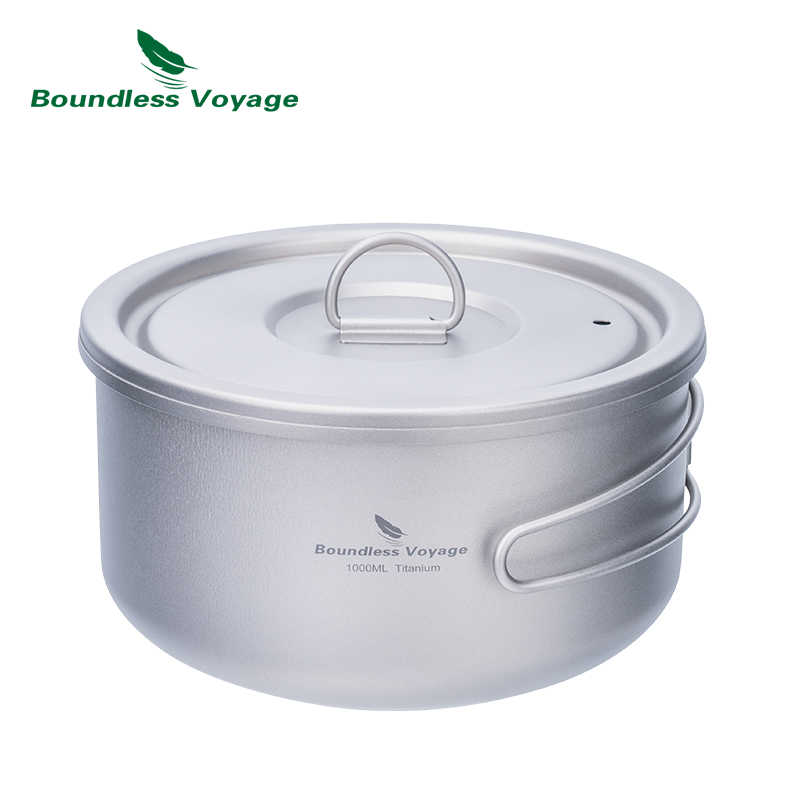 Camping Cooking Lightweight - Boundless Voyage-Marmite de camping en titane