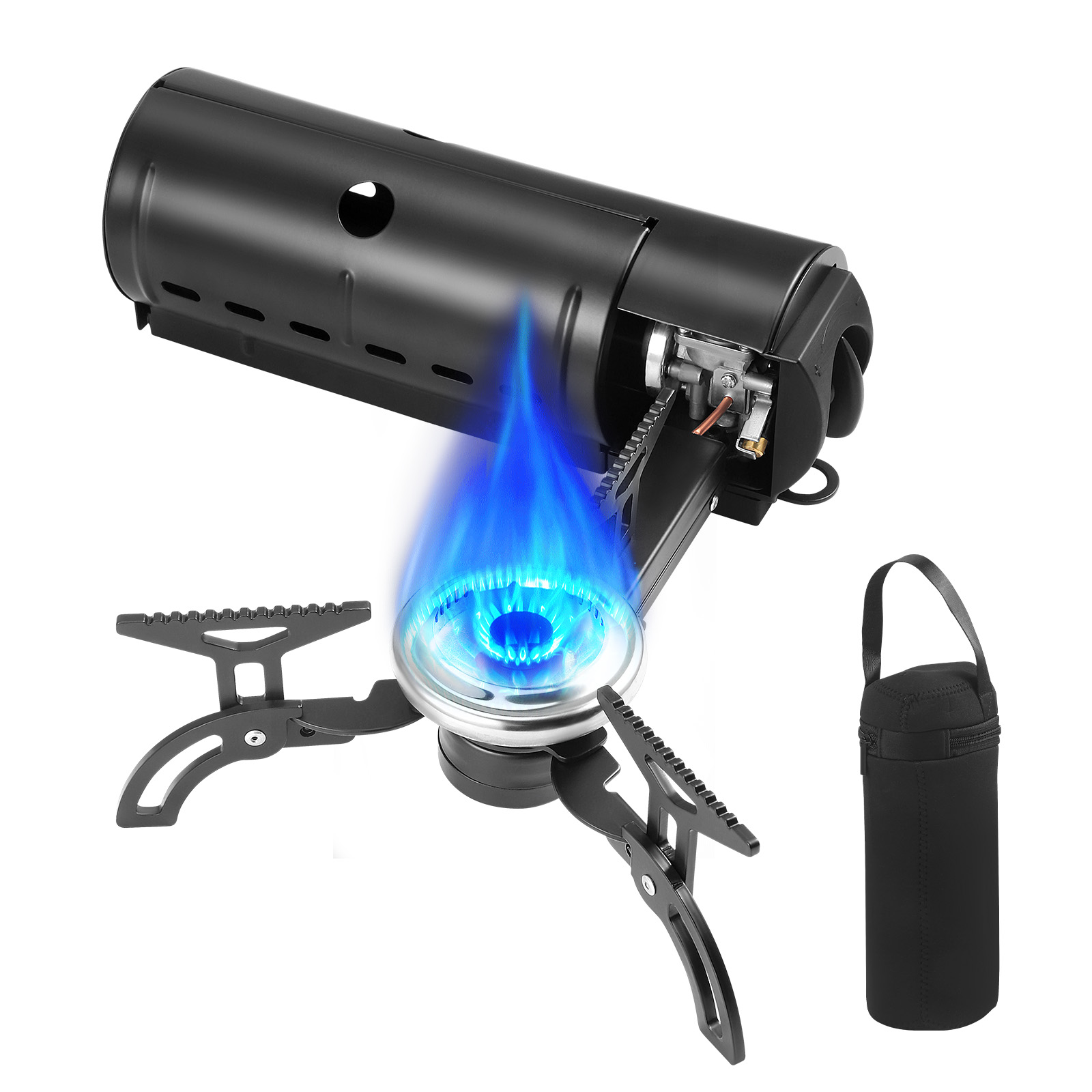 Camping Cooking Gas Stove Portable Tool - Cuisinière pliante Portable 2800W, cuisinière à