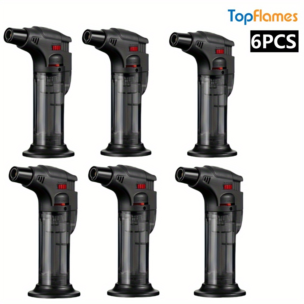 Camping Cooking Torch - 6 pistolets à flamme réglable au