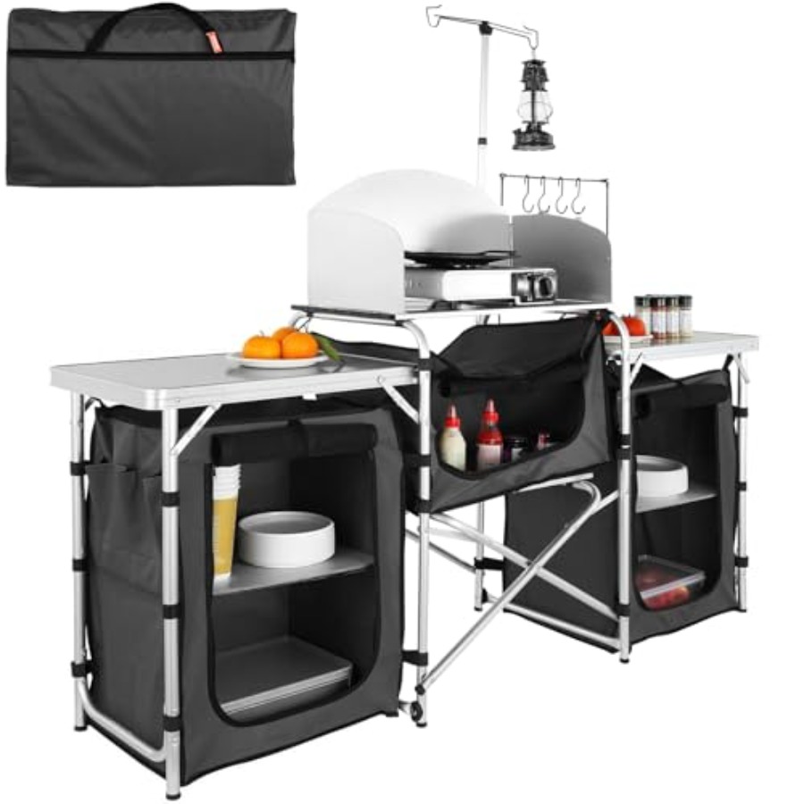 Camping Cooking Cupboard - Table de cuisine de camping, table
