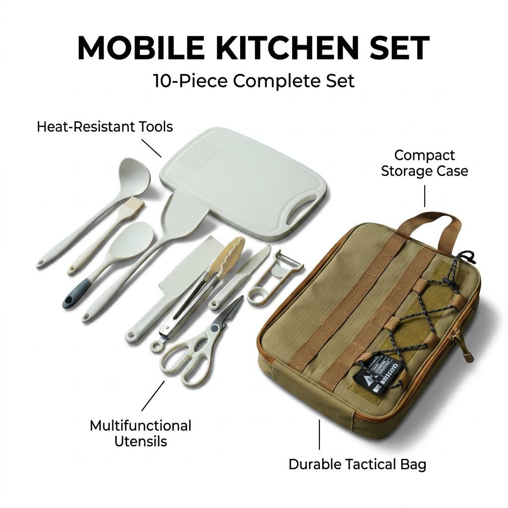 Ensemble de cuisine de camping - Camping Cooking Pack avis et prix