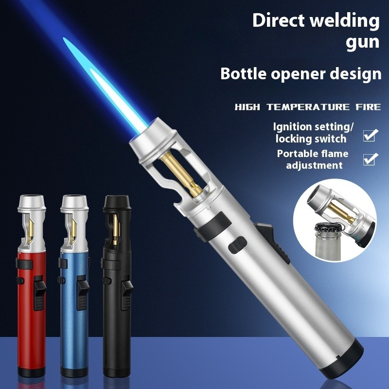 Briquet à flamme jet en métal  - Camping Cooking Torch avis et prix
