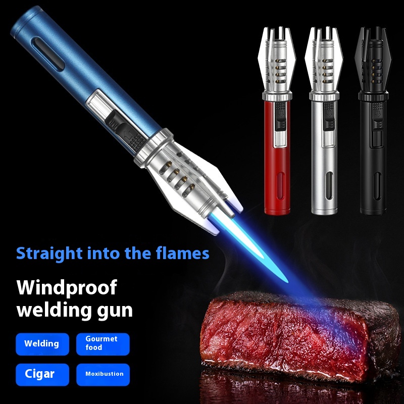 Briquet à flamme jet en métal  - Camping Cooking Torch avis et prix