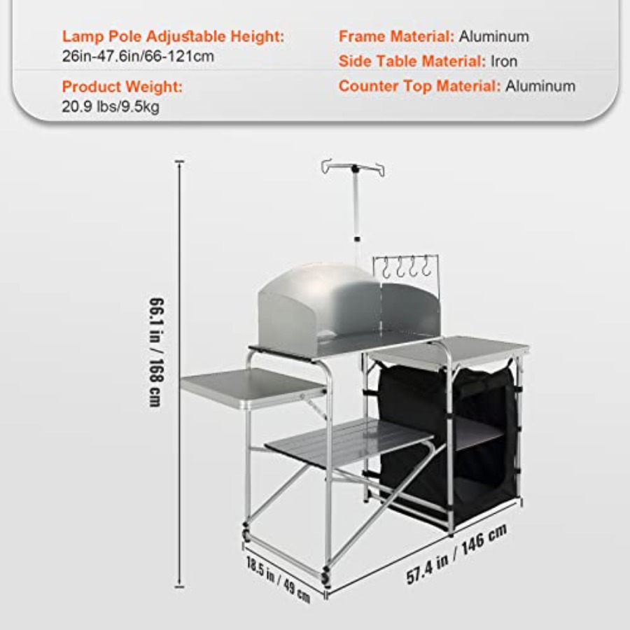 Table de cuisine de camping, t - Camping Cooking Cupboard avis et prix