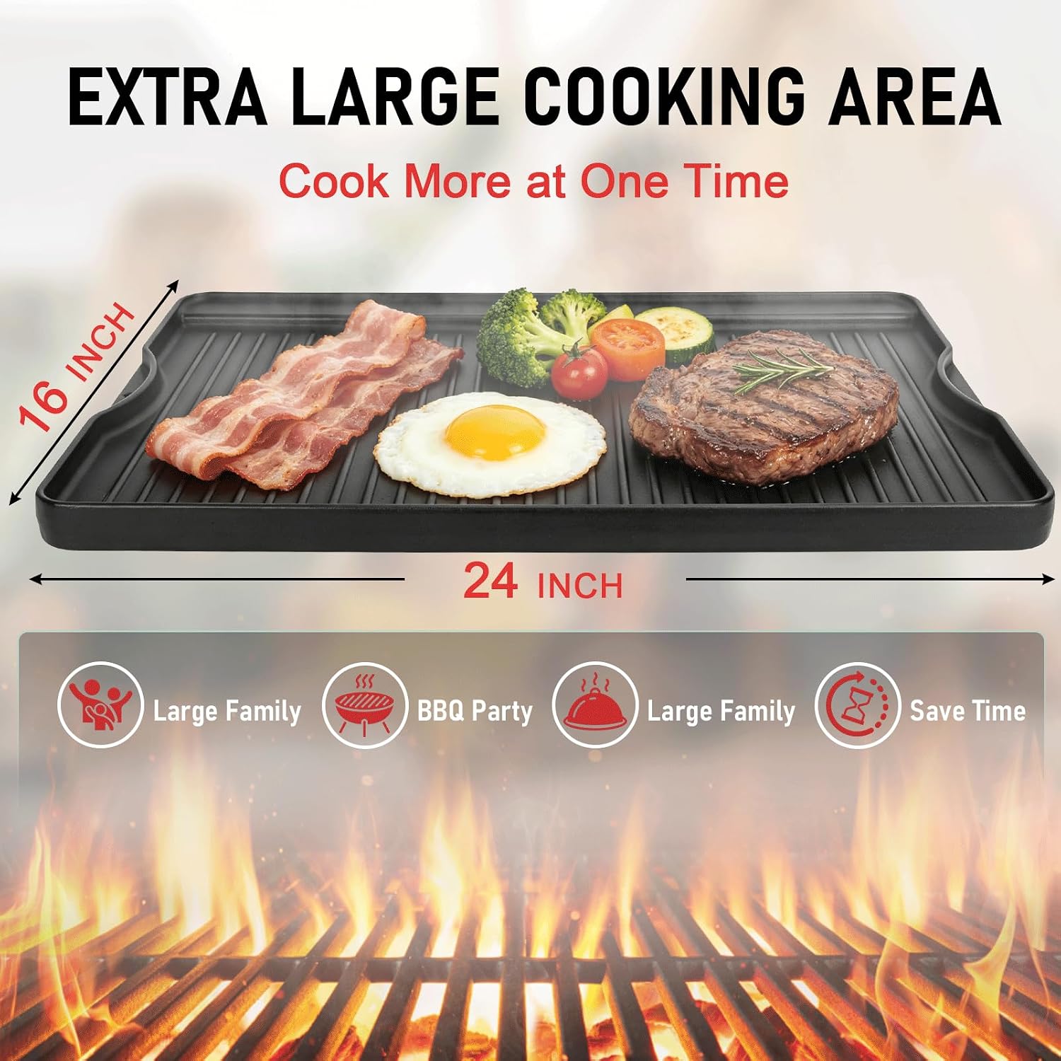 Plaque de cuisson réversible e - Camping Cooking Flat Top avis et prix