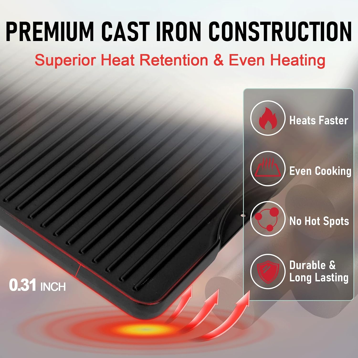 Plaque de cuisson réversible e - Camping Cooking Flat Top avis et prix