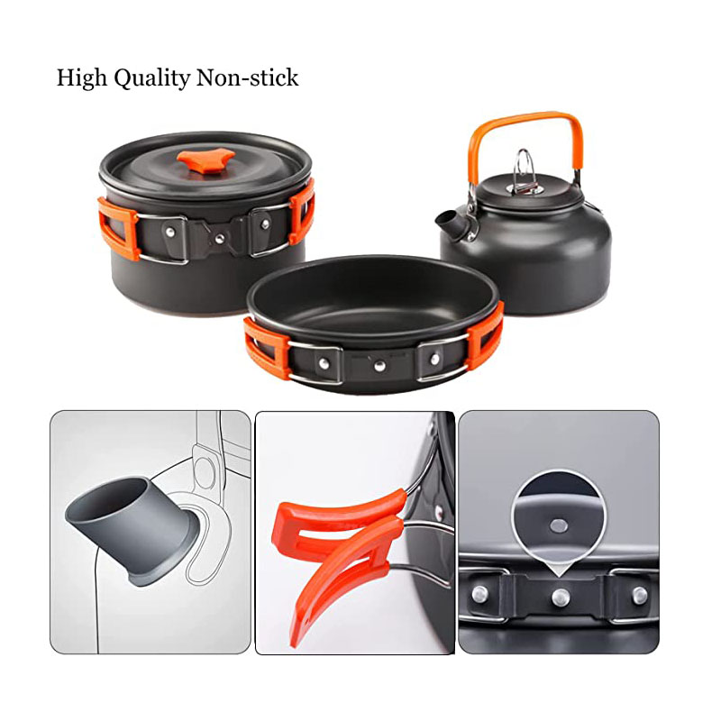 Batterie de cuisine de Camping - Camping Cooking Ware Set avis et prix