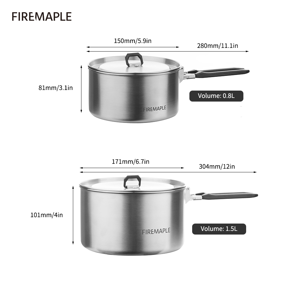 Ustensiles de cuisine de Campi - Camping Cooking Ware Set avis et prix
