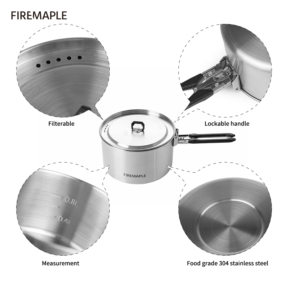 Ustensiles de cuisine de Campi - Camping Cooking Ware Set avis et prix