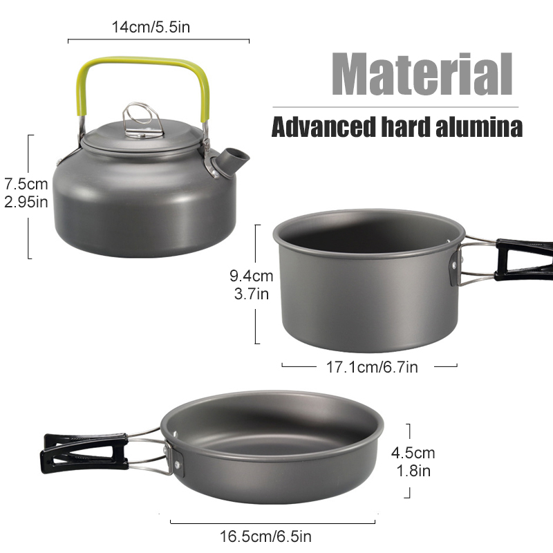 WESTTUNE – Kit d'ustensiles de - Camping Cooking Ware Set avis et prix
