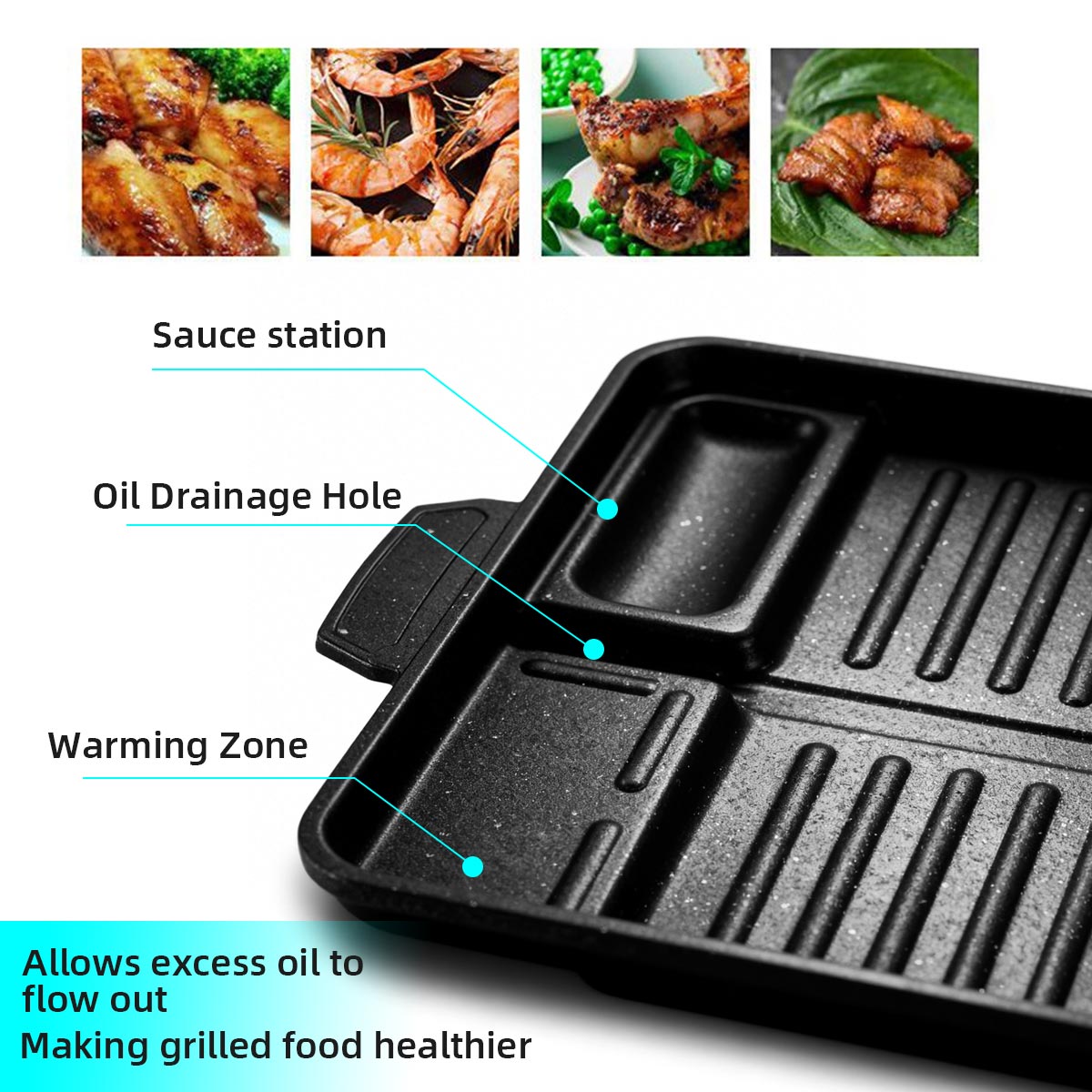 Plaque à viande de gril coréen - Camping Cooking Cupboard avis et prix