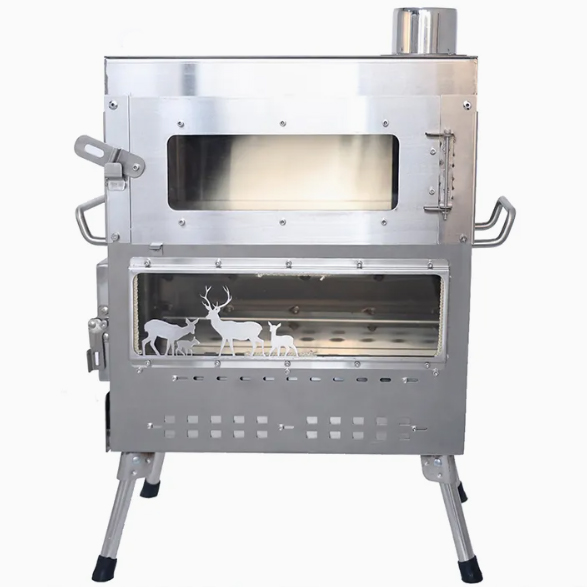 Four à bois de camping en acie - Camping Cooking Ovens avis et prix