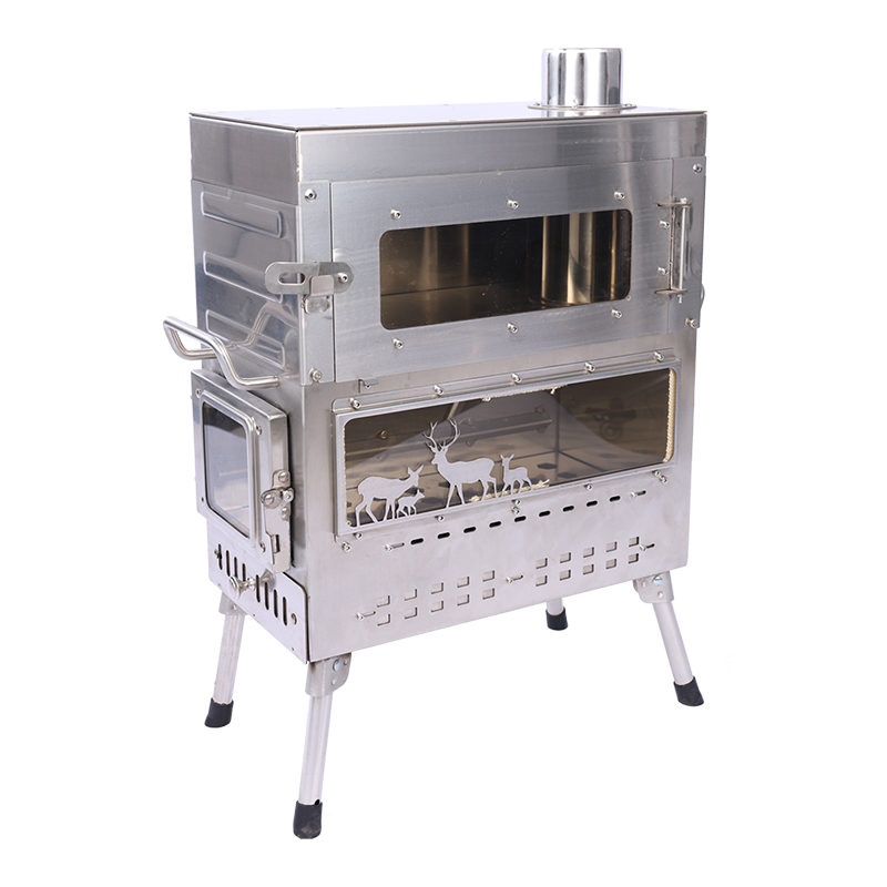 Four à bois de camping en acie - Camping Cooking Ovens avis et prix