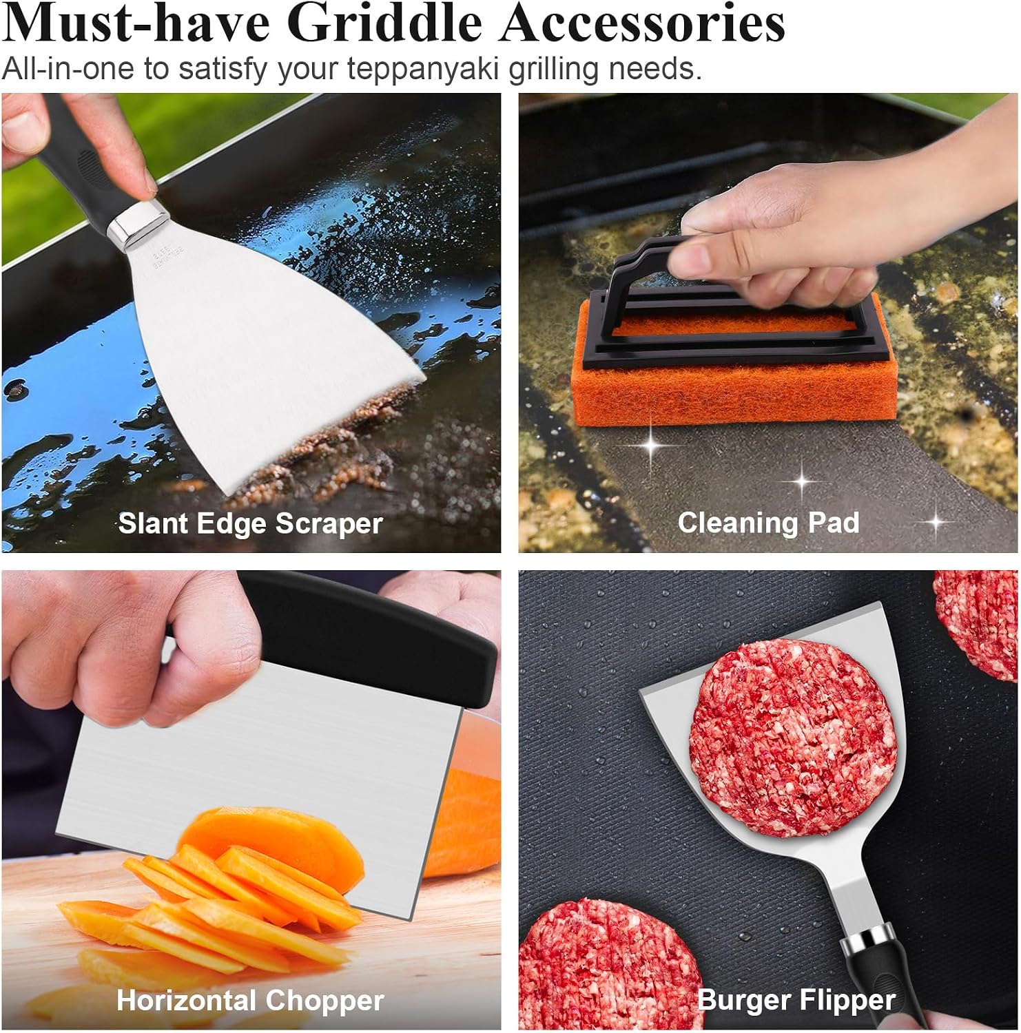 Kit d'accessoires pour plancha - Camping Cooking Flat Top avis et prix