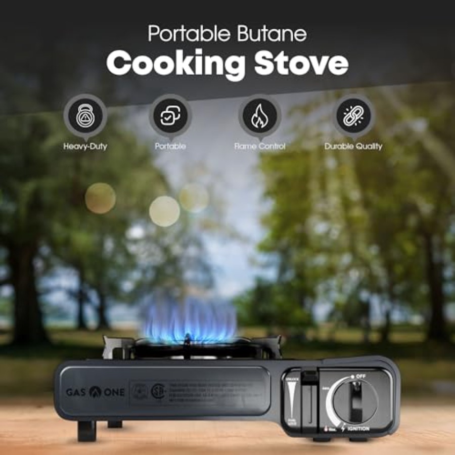 Réchaud à gaz butane GasOne GS - Camping Cooking Flat Top avis et prix