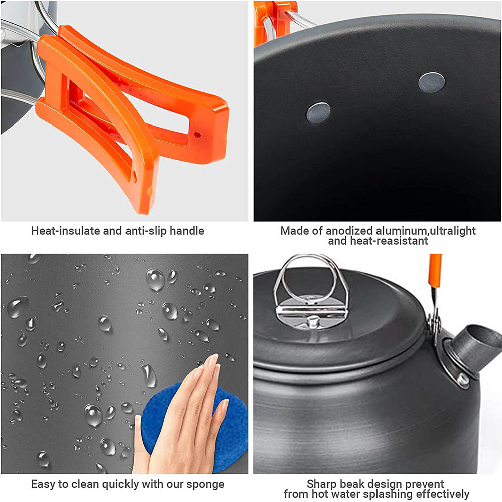 Kit d'ustensiles de cuisine de - Camping Cooking Ware Set avis et prix