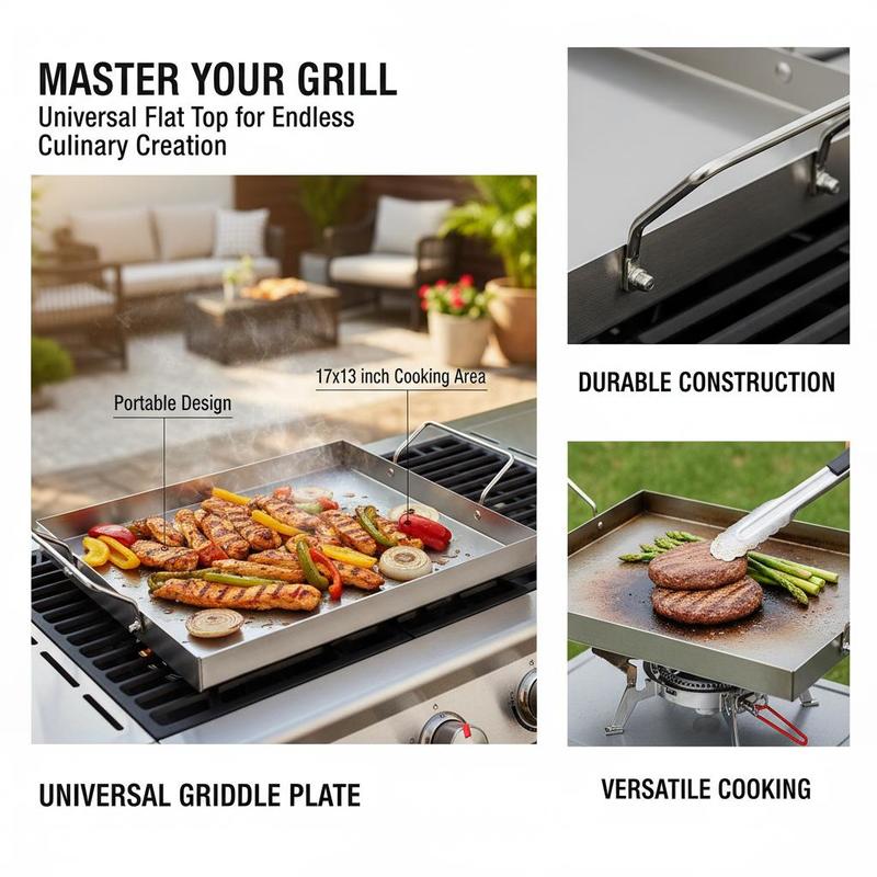 Plaque rectangulaire à surface - Camping Cooking Flat Top avis et prix