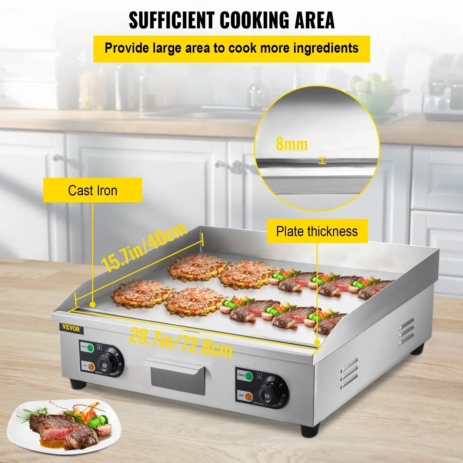 Plaque chauffante électrique d - Camping Cooking Flat Top avis et prix