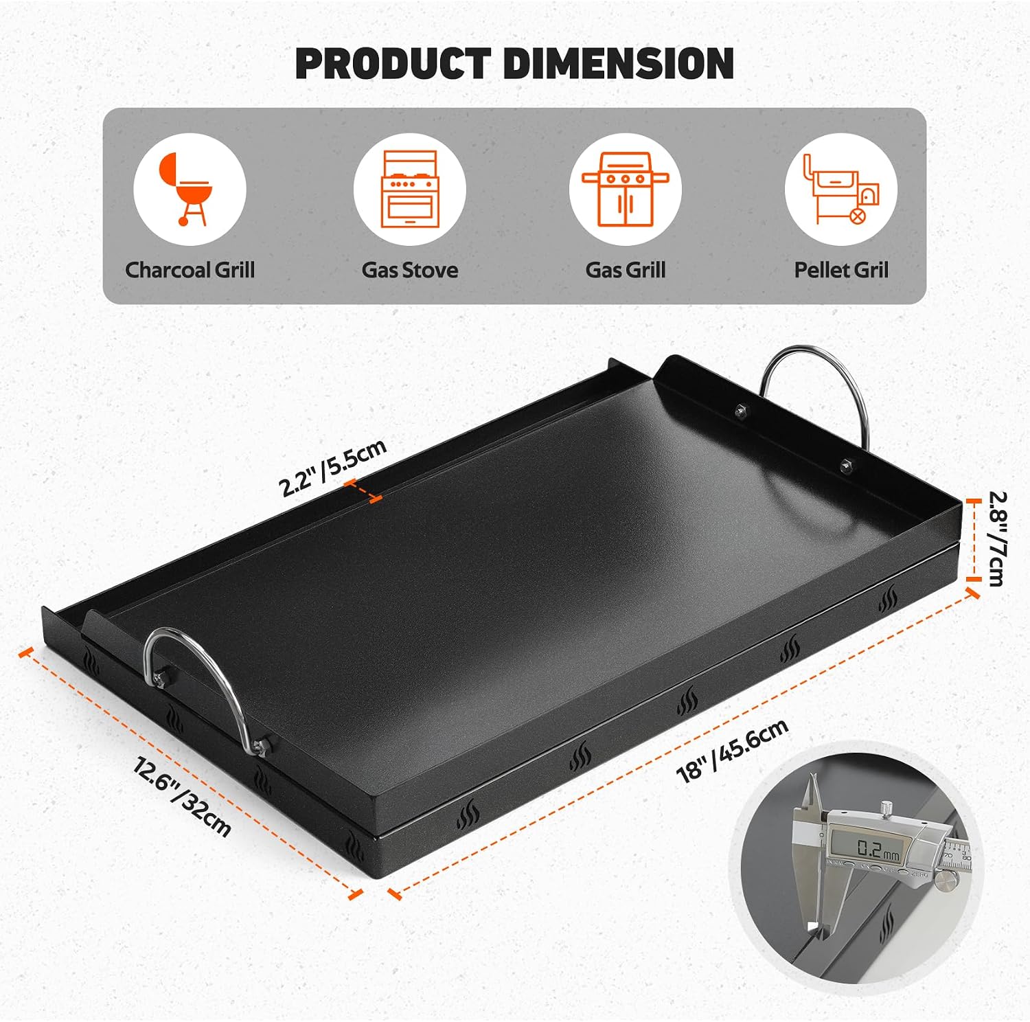 Plaque de cuisson universelle  - Camping Cooking Flat Top avis et prix
