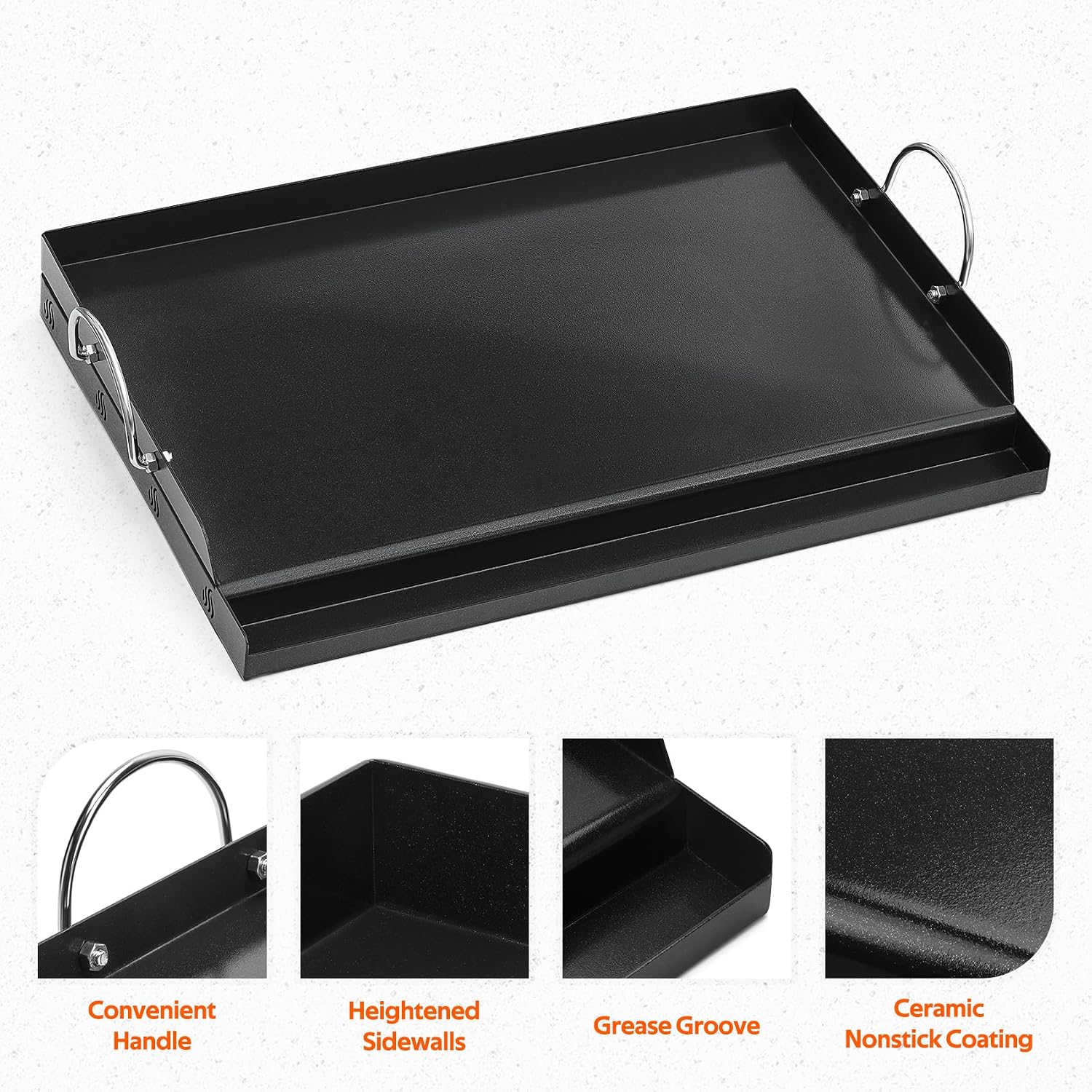 Plaque de cuisson universelle  - Camping Cooking Flat Top avis et prix
