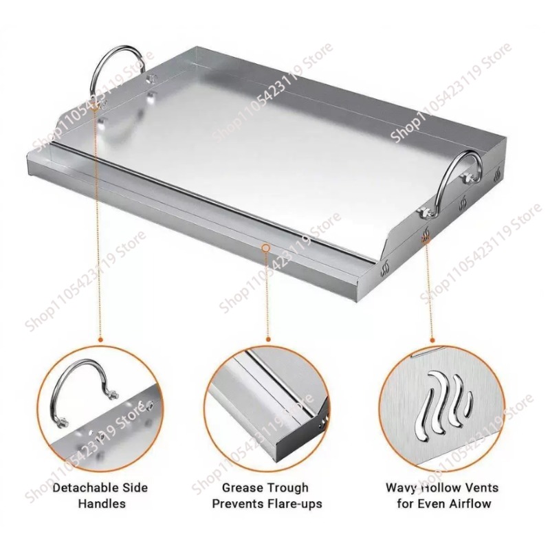 Plaque de cuisson plate en aci - Camping Cooking Flat Top avis et prix