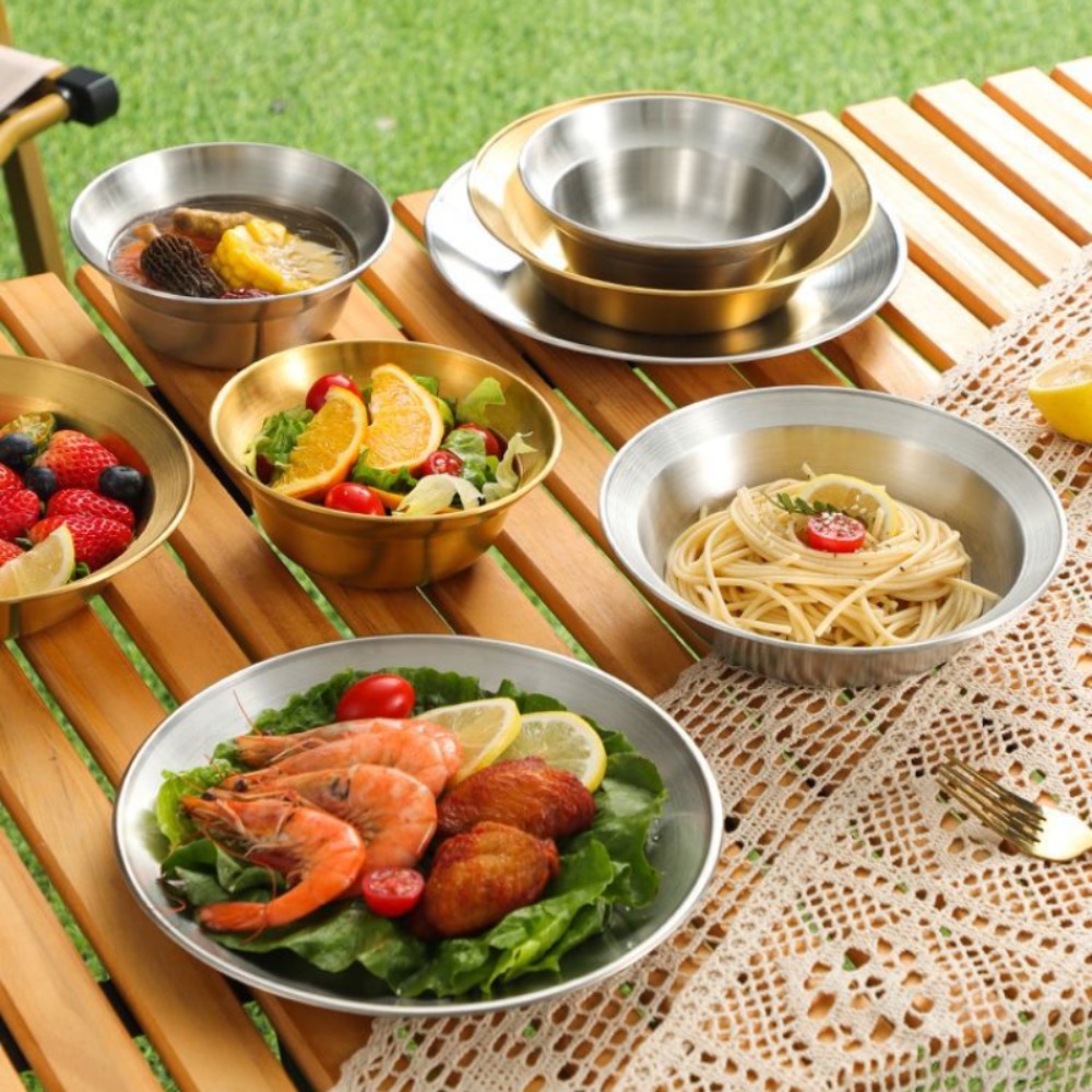 Ensemble de couverts en acier  - Camping Cooking Plate avis et prix