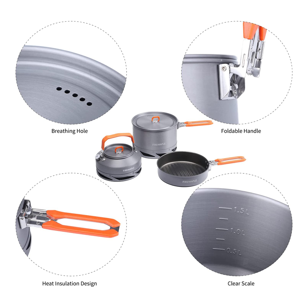Fire Maple Camping Ustensiles  - Camping Cooking Ware Set avis et prix