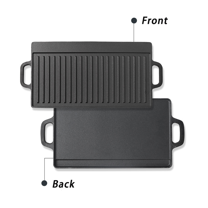 Poêle à griller double face en - Camping Cooking Flat Top avis et prix