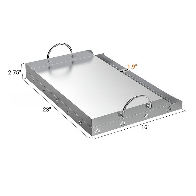 Plaque de cuisson en acier ino - Camping Cooking Flat Top avis et prix