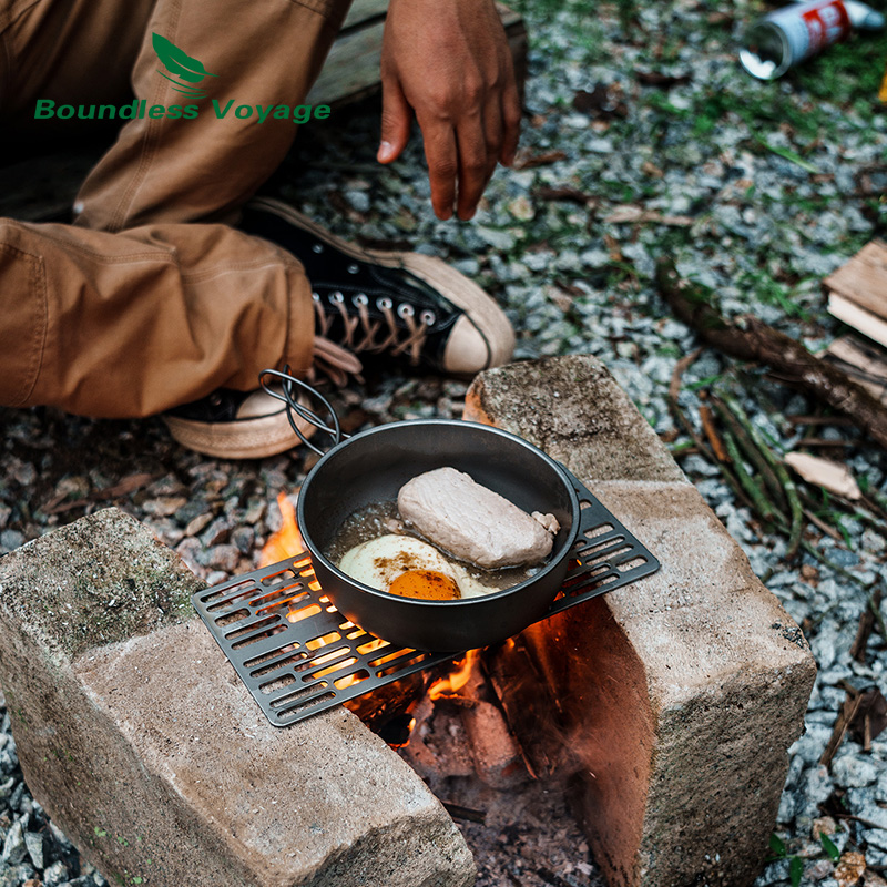 Plaque de barbecue au charbon  - Camping Cooking Plate avis et prix