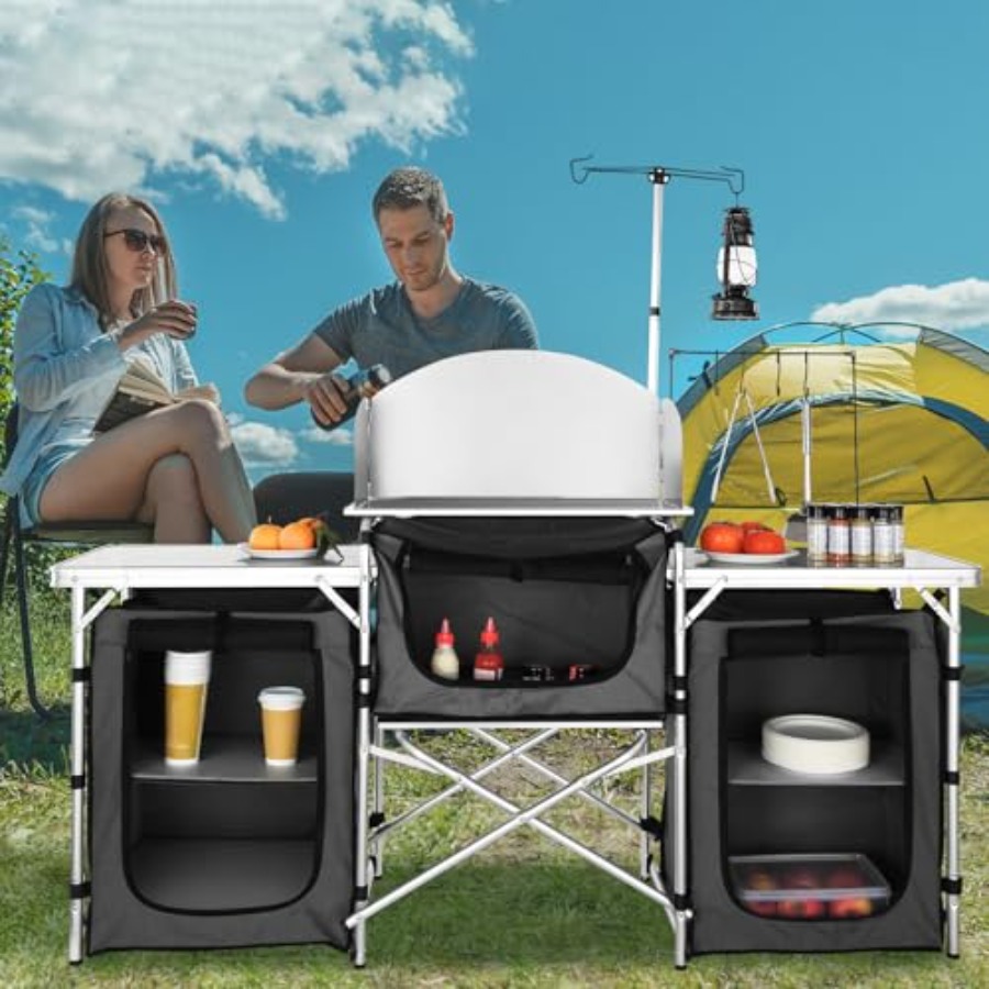 Table de cuisine de camping, t - Camping Cooking Cupboard avis et prix