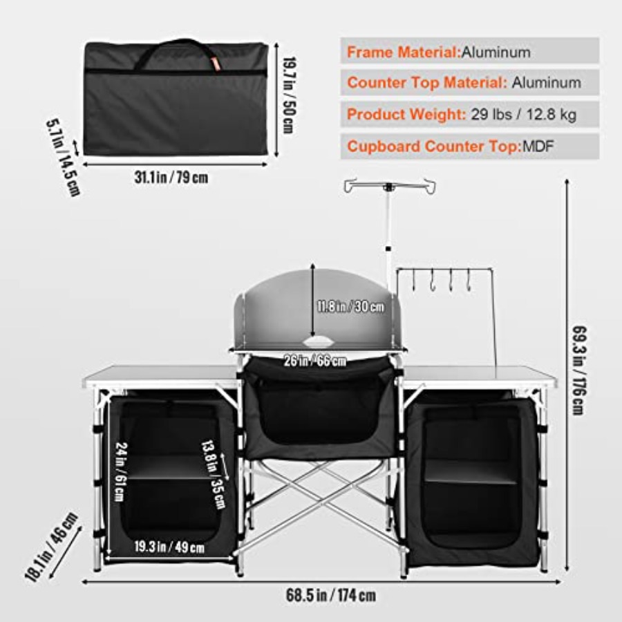 Table de cuisine de camping, t - Camping Cooking Cupboard avis et prix