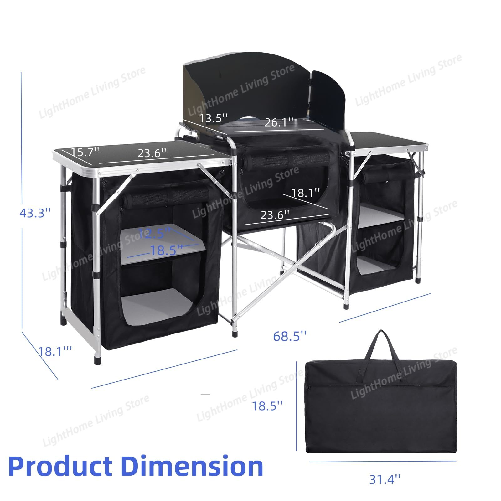 Table de cuisine de camping po - Camping Cooking Cupboard avis et prix