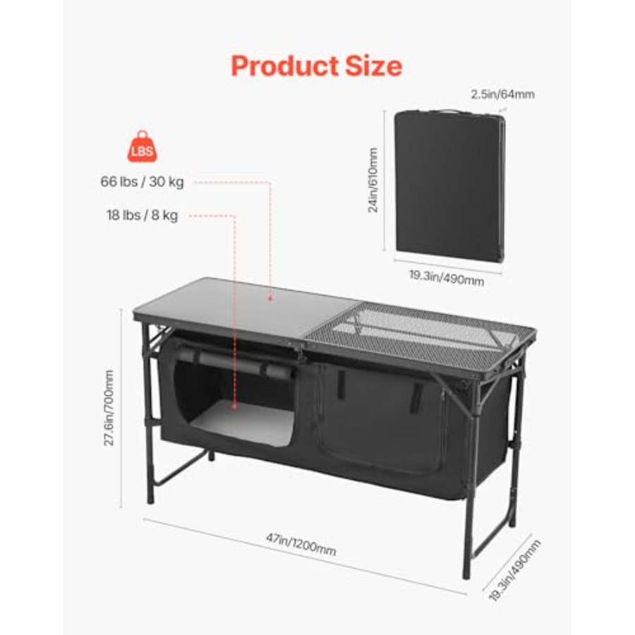 Table de cuisine de camping, t - Camping Cooking Kitchen avis et prix