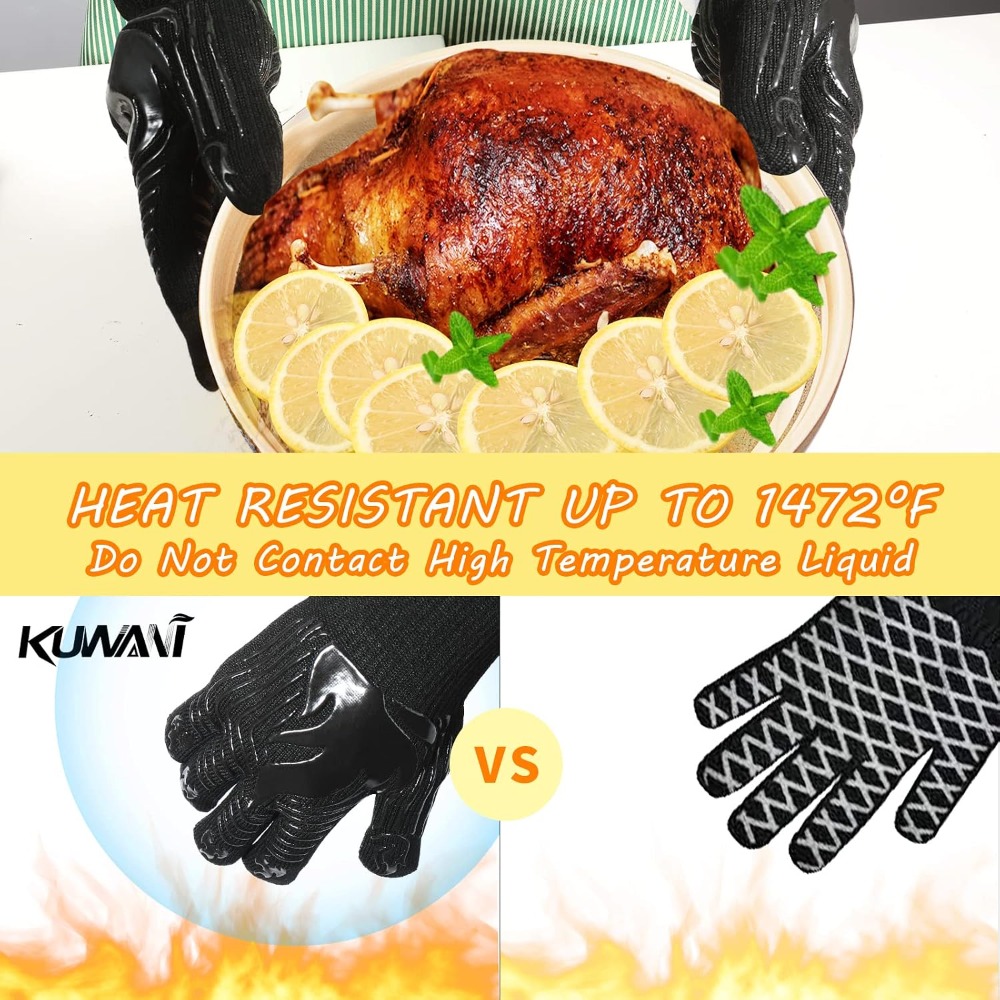 Gants de barbecue, 1472 ° Gant - Camping Cooking Kitchen avis et prix